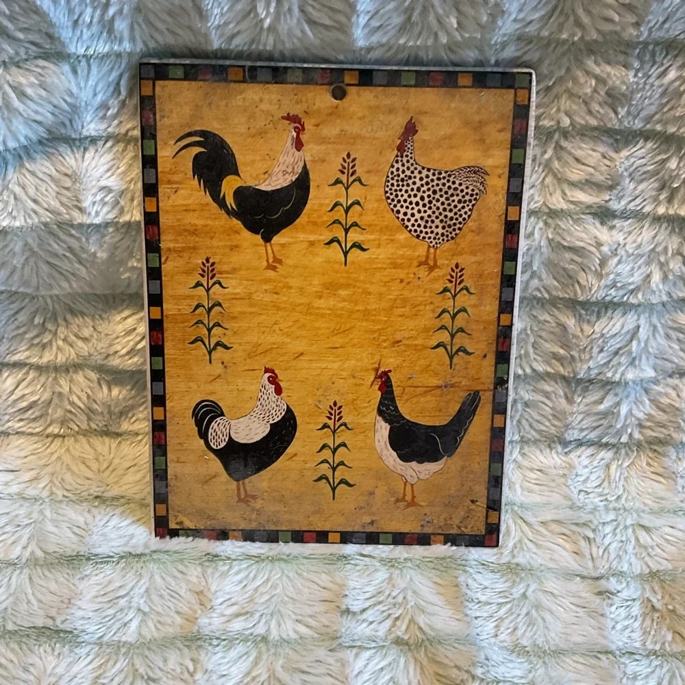 Rustic Farmhouse trivet & vintage cutter Buy 2 or more @ $10 3rd lesser free